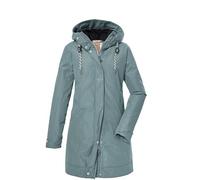 G.I.G.A. DX Mujer Parka de invierno/parka funcional con capucha GW 13 WMN PRK, aquaverde, 46, 39836-000
