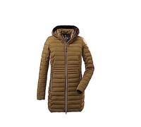 G.I.G.A. DX mujer Parka funcional con aspecto de plumón y capucha con cremallera Bacarya, light brown, 34, 34275-000