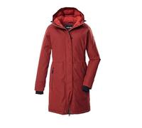G.I.G.A. DX Mujer Parka funcional con capucha GW 22 WMN PRK, dunkel feuerrot, 50, 43357-000