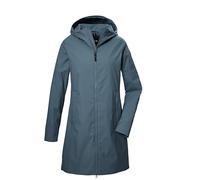G.I.G.A. DX Mujer Parka funcional/parka impermeable con capucha GS 57 WMN PRK, dunkel aquaverde, 38, 43129-000