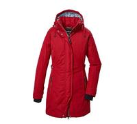 G.I.G.A. DX Mujer Parka impermeable funcional con capucha con cremallera GW 70 WMN PRK, tiefrot, 46, 41863-000