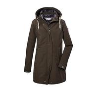 G.I.G.A. DX mujer Parka softshell/chaqueta outdoor con capucha GW 19 WMN SFTSHLL PRK, green anthracite, 40, 39842-000
