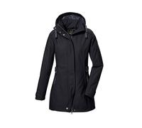 G.I.G.A. DX Mujer Parka softshell/chaqueta softshell con capucha con cremallera GW 22 WMN SFTSHLL PRK, schwarz, 38, 42210-000