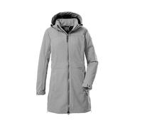 G.I.G.A. DX Mujer Parka Softshell/parka con capucha con cremallera GW 34 WMN SFTSHLL PRK, hellgrau, 46, 43541-000