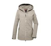 G.I.G.A. DX Mujeres Chaqueta funcional con capucha/chaqueta de exterior impermeable. GS 3 WMN JCKT, brown, 36, 41177-000