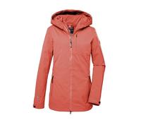 G.I.G.A. DX Mujeres Chaqueta funcional con capucha/chaqueta de exterior impermeable. GS 3 WMN JCKT, red, 38, 41177-000
