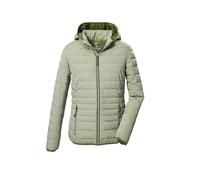 G.I.G.A. DX Uyaka 28041-000 - Chaqueta acolchada para mujer (aspecto de plumón, con capucha desmontable, 38), color verde