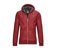 G.I.G.A. DX Windig MN Knitfleece Jckt B Casual Windblocker - Chaqueta de Punto con Capucha, Color Rojo Oscuro, Talla 3XL