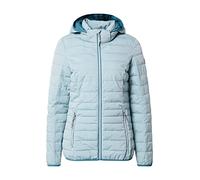 G.I.G.A. DX Women's Chaqueta informal y funcional con estilo plumífero y capucha con cremallera - Uyaka Stripe, light petrol, 38, 34313-000