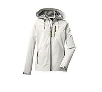 G.I.G.A. DX Women's Chaqueta softshell/chaqueta outdoor con capucha GS 97 WMN SFTSHLL JCKT, broken white, 40, 38392-000