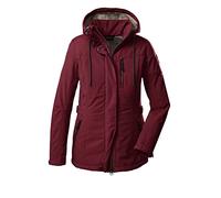 G.I.G.A. DX Women's Chaqueta softshell informal con capucha con cremallera GW 26 WMN SFTSHLL JCKT, color rojo oscuro, 42, 38545-000
