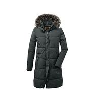 G.I.G.A. DX Women's Parka informal y funcional con estilo plumífero y capucha GW 18 WMN QLTD PRK, verde azulado oscuro, 36, 37508-000