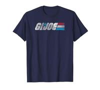 G.I. Joe A Real American Hero Classic Bold Logo Camiseta, Hombre, Azul Marino, XXL