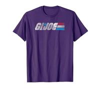 G.I. Joe A Real American Hero Classic Bold Logo Camiseta, Hombre, Morado, L