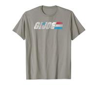 G.I. Joe A Real American Hero Classic Bold Logo Camiseta, Hombre, Pizarra, S