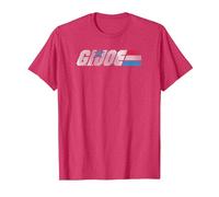 G.I. Joe A Real American Hero Classic Bold Logo Camiseta, Hombre, Rojo Jaspeado, L