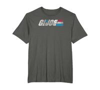 G.I. Joe A Real American Hero Classic Bold Logo Camiseta, Hombre Tallas Grandes, Asfalto, 2X Alto