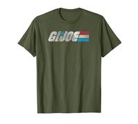 G.I. Joe A Real American Hero Classic Bold Logo Camiseta, Hombre, Verde Oliva, XL