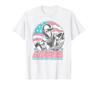 G.I. Joe Classic Snake Eyes with American Flag Portrait Camiseta