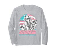 G.I. Joe Classic Snake Eyes with American Flag Portrait Manga Larga