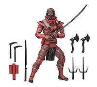G.I. Joe Classified Series Figura de acción Ninja roja 08 Juguete Coleccionable Premium con múltiples Accesorios Escala de 6 Pulgadas con Paquete Personalizado Arte