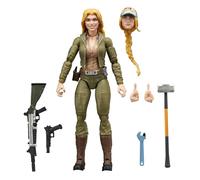G.I. Joe Classified Series Retro Cardback Courtney "Cover Girl" Krieger, figura de acción coleccionable de 6 pulgadas con 9 accesorios