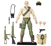 G.I. Joe Classified Series Retro Cardback Duke, figura de acción coleccionable de 6 pulgadas con 10 accesorios