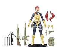 G.I. Joe Classified Series Retro Cardback Scarlett, Figura de acción coleccionable de 6 pulgadas con 17 accesorios