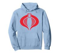 G.I. Joe Cobra Logo Sudadera con Capucha, Unisex para Adultos, Azul Polvoriento, L