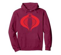 G.I. Joe Cobra Logo Sudadera con Capucha, Unisex para Adultos, Granate, XL