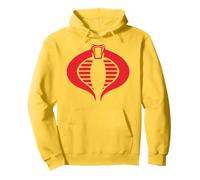 G.I. Joe Cobra Logo Sudadera con Capucha, Unisex para Adultos, Limón, L