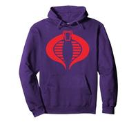 G.I. Joe Cobra Logo Sudadera con Capucha, Unisex para Adultos, Morado, S
