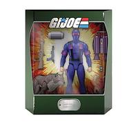 G.I. Joe Figurine Ultimates Snake Eyes [Real American Hero] 18 cm | G.I. Joe - Figura de acción Ultimates de 7 pulgadas - Ojos de serpiente