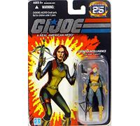 G.I. JOE Hasbro 25th Anniversary 3 3/4" Wave 4 Action Figure Scarlett [Counter Intelligence]