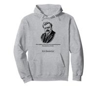 G.K. Chesterton Acertijos de Dios Hombres Mujeres Niños Regalo Sudadera con Capucha