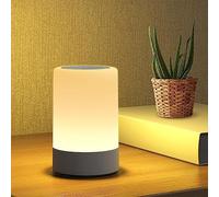 G Keni lámpara de noche para niños 3 temperaturas de color con función de temporizador, lámpara de noche LED para bebé, función táctil, atenuación continua, carga USB, para habitación de bebé (waemes