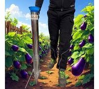 G.L.D. Forniture Trasplantador rápido 3 bocas para plantar plántulas bulbos semillas plantas jardín huerto original plantador tres bocas sembradora manual