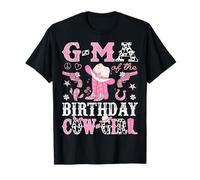 G-Ma Of The Birthday CowGirl Pink Disco Rodeo Western Camiseta