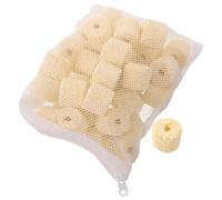 G Materiales 500 Filtración de Anillos, Biológica Cerámicos para Acuario | Bolsa de Malla para Filtro, Uso en Peceras y Acuarios Marinos, Color Beige, Reemplazo para Accesorios