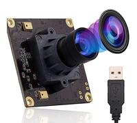 G Módulo de cámara USB 4K 2160p, módulo de cámara web, gran angular, UHD, 30 fps, módulo de cámara web USB sin distorsión de 100 grados con cámara, vídeo, ordenador de sobremesa, Mac, Raspberry Pi.