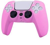 G-MOTIONS - Funda para Mando PS5 - Preciosa Funda de Silicona Que le permitirá en un Solo Producto Personalizar, Proteger y Mejorar el Agarre de tu Mando Playstation 5 (Rosa)