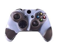 G-MOTIONS Funda para Mando Xbox One - Protección de Silicona para tu Mando Xbox, Evita ensuciar tu Mando y aporta protección Adicional en Caso de Choque (Blanco Maron), Multi