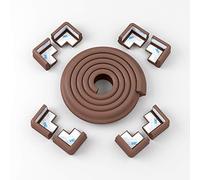 G-MOTIONS PARENCE - Protección de espuma de seguridad, 5 metros, protección de los bordes de muebles y 8 protectores de ángulo, espuma a prueba de golpes para bebé, sistema patentado PushBack cpe-123,