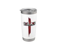 G.O.A.T Dios sobre todas las cosas cabra Jesús cristiano cita divertida Vaso térmico de acero inoxidable de doble pared