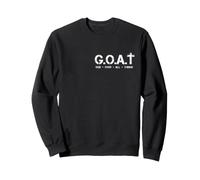 G.O.A.T Dios sobre Todas Las Cosas Minimalista Biblia Cristiana Dicho Sudadera