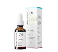 Geek & Gorgeous 101 C-Glow - Suero con 15% de vitamina C, súper ligero + ácido ferúlico y vitamina E, proporciona protección del medio ambiente, aumenta el colágeno y equilibra el tono de la piel,