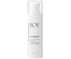G orgeous A-Game 10 Serum Antiedad con 0,1% Retinal - Cuidado Facial para Piel Madura y Cansada, Adecuado para Todo Tipo de Piel, 30 ml
