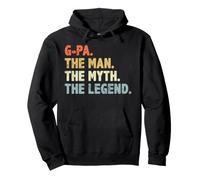 G-pa The Man Myth Legend Regalo del día del Padre para papá Abuelo Sudadera con Capucha