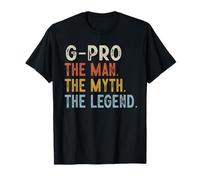 G-Pro The Grandpa The Myth The Legend Día del Padre Vintage Camiseta