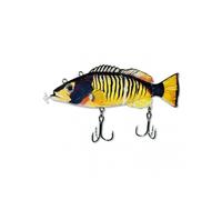 (G) Robotic Electric Fishing Lure with LED Light, USB Rechargeable, Multi-Jointed Swimbait for Freshwater, Saltwater & Night Fishing